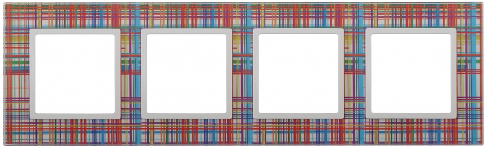 Рамка 4-постовая ЭРА Elegance 14-5104-00 Б0034523 