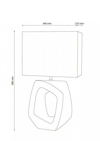 Harrods T945.1 Настольная лампа Lucia Tucci 