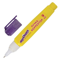 Нарушена упаковка!  <209154> Ручка-корректор ЮНЛАНДИЯ, 9 мл, металлический наконечник, 228432 (228432)