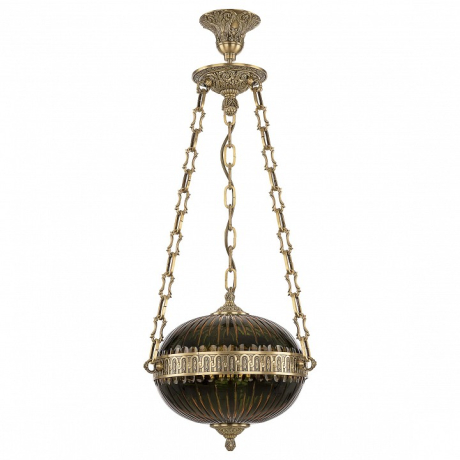 Подвесной светильник Bohemia Ivele Crystal 7100 71000P/30 FP Amber-Green/H-1K 