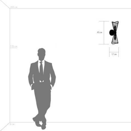 Бра Zeta Lightstar 728623 