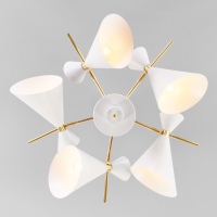 Люстра на штанге Eurosvet Apart 70114/5 белый (a047641)