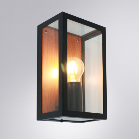Нарушена упаковка!  <696033> Уличный настенный светильник Arte lamp Belfast A4569AL-1BR