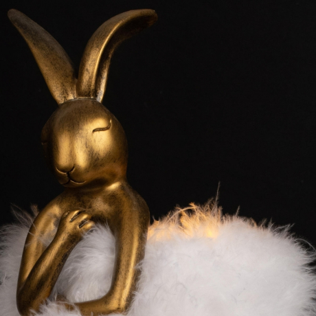 Настольная лампа декоративная Loft it Lapine 10315/A White fluff 