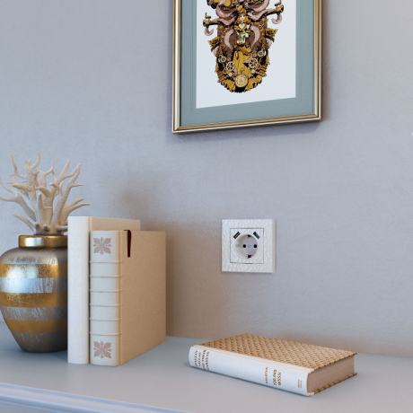 Рамка на 1 пост (белый) Hammer Werkel W0012401