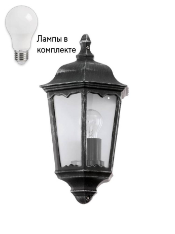 Уличный настенный светильник с лампочкой Eglo 93459+Lamps