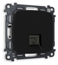 Розетка Ethernet RJ-45 и со шторками, без рамки Ambrella Volt OMEGA MO812010