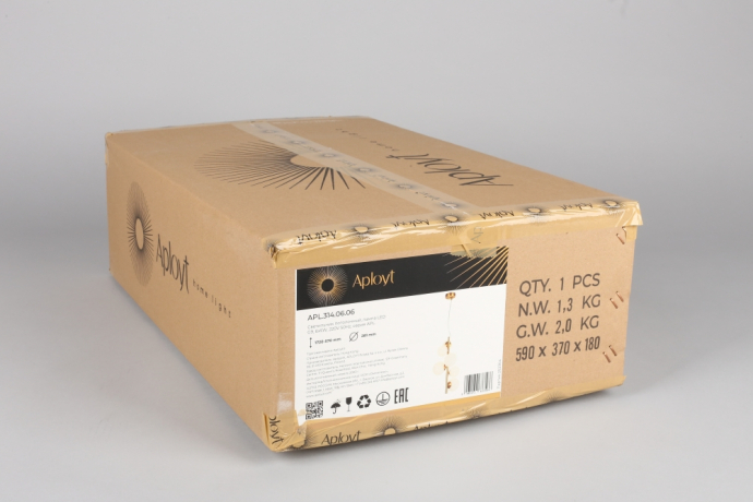 Светильник подвесной с Led лампочками в комплекте APLOYT APL.314.06.06+Lamps 