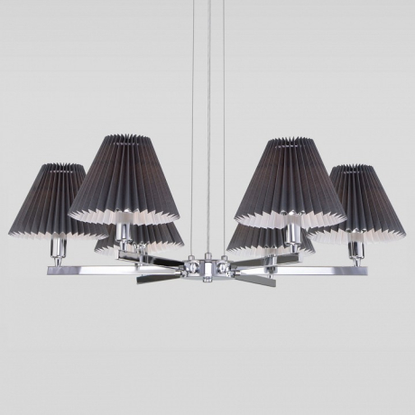 Подвесная люстра Eurosvet Peony 60136/6 хром/графит 