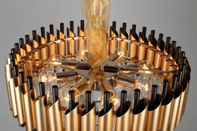 Люстра подвесная со светодиодными лампочками E14, комплект от Lustrof. №186414-657044 