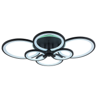 Нарушена упаковка!  <373553> Светодиодная диммируемая люстра с ПДУ Profit Light 8077/6 GRP 168W+8W RGB