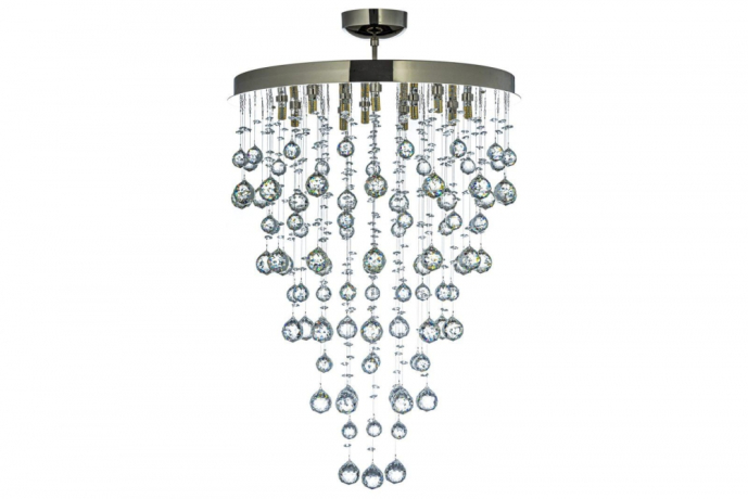 Люстра каскадная с Led лампочками в комплекте Arti Lampadari Flusso H 1.4.55.615 N+Lamps 