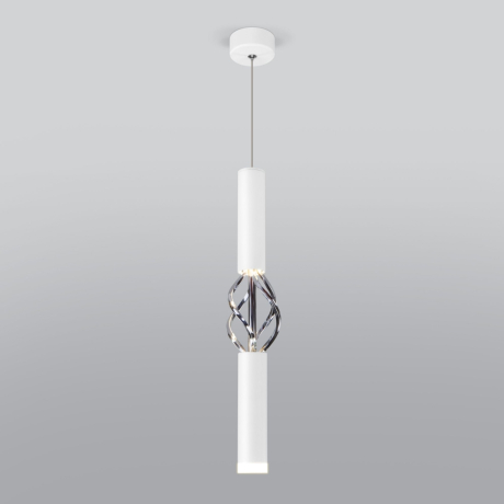 Подвесной светильник Eurosvet Lance 50191/1 LED белый/хром