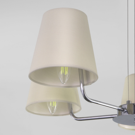 Подвесная люстра Eurosvet Amaretto 60155/5 хром 