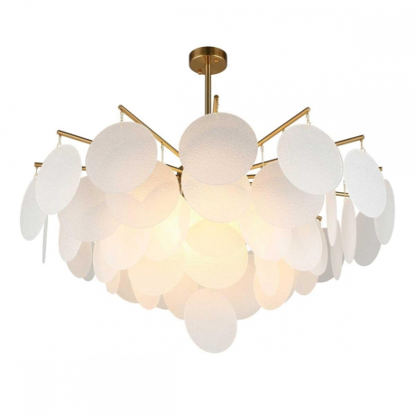 Люстра на штанге с лампочками Omnilux OML-67407-08+Lamps 