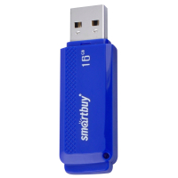 Флеш-диск 16 GB, SMARTBUY Dock, USB 2.0, синий, SB16GBDK-B (512771)