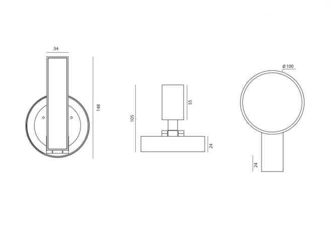Трековый светильник 12W 3000К для магнитного шинопровода Mon Donolux DL18791/Brass 12W 