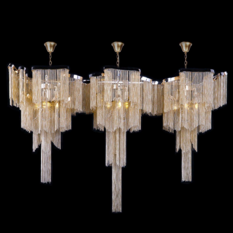 Подвесная люстра Loft IT Stream 10208/1400R Gold 