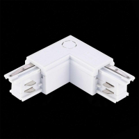 Коннектор L-образный левый для трехфазного шинопровода ST Luce ST030.509.15L