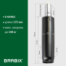 Газлифт BRABIX A-80 суперкороткий, черный, длина в открытом виде 305 мм, d50 мм, класс 2, 532000 (532000)