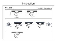 Однофазный LED светильник 18W 3000К для трека Maytoni Track TR007-1-18W3K-W