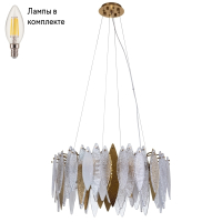 Люстра подвесная с лампочками DIVINARE 6003/01 SP-8+Lamps