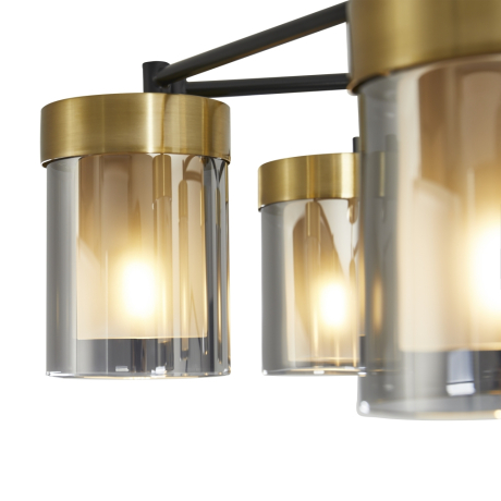 Люстра на штанге Freya Lora FR5432PL-06BBS 