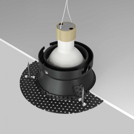 Встраиваемый светильник Maytoni Technicall Dot DL042-01-RD-B 