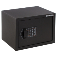Сейф мебельный BRABIX "SF-230EL", 230х310х250 мм, электронный замок, черный, 291147, S103BR211614 (291147)