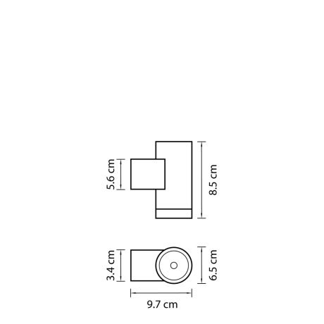350607 Уличный настенный светильник Lightstar Paro