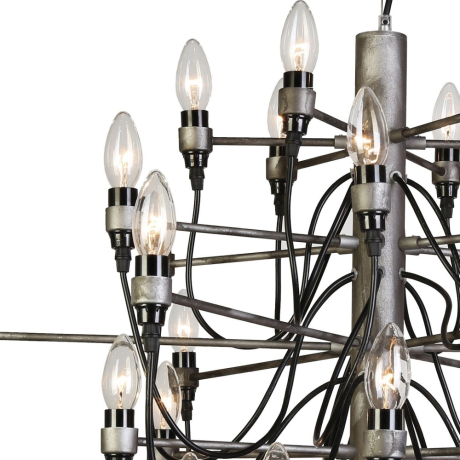 Подвесная люстра Favourite Golem с лампочками 1892-30P+Lamps E14 Свеча 