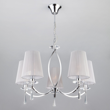 60079/5 хром Подвесная люстра Eurosvet Valery 