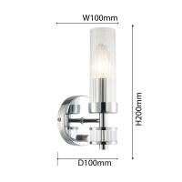 Бра на стену со светодиодными лампами, комплект от Lustrof. №253699-618047