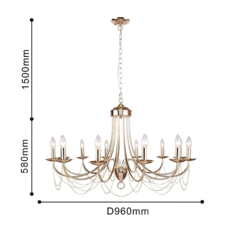 Подвесная люстра F-Promo Plini с поддержкой Маруся 2591-12P-М 