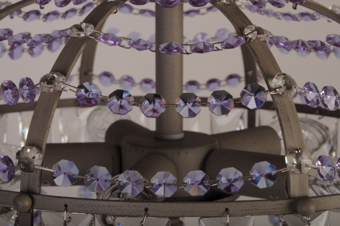 Подвесная люстра Abrasax L.7392-5GR (PURPLE) 