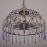 Подвесная люстра Abrasax L.7392-5GR (PURPLE) 