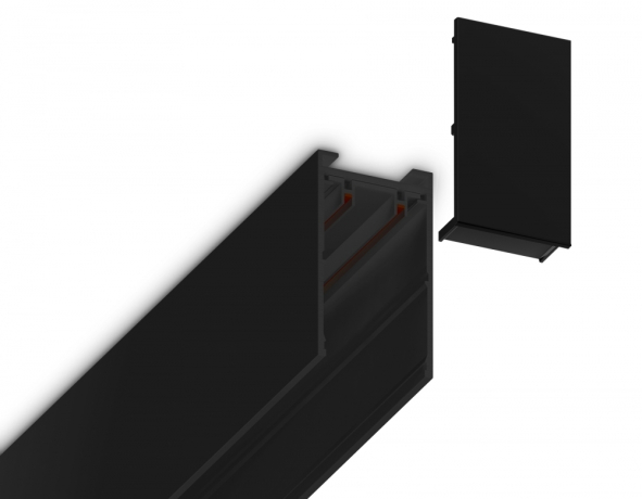 Заглушка для накладного шинопровода Magnetic 220V (2шт) Ambrella light Трековые системы GL1058 