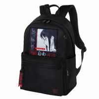 Нарушена упаковка! <723195> Рюкзак BRAUBERG FASHION CITY универсальный, карман-антивор, Anime Girl, черный, 44х31х16 см, 272568