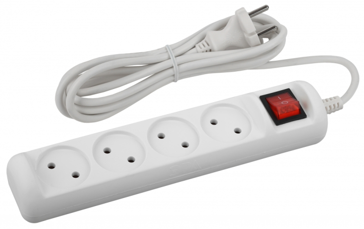 Удлинитель ЭРА 4гн 1,5м б/з U-4s-1,5m-2x1 Б0044052 