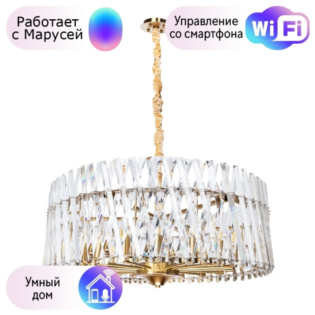 Подвесная люстра Divinare BIVARA с поддержкой Маруся 7567/18 SP-16-М 