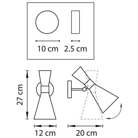 816616 Спот Lightstar Dumo (MB8506/1A) 