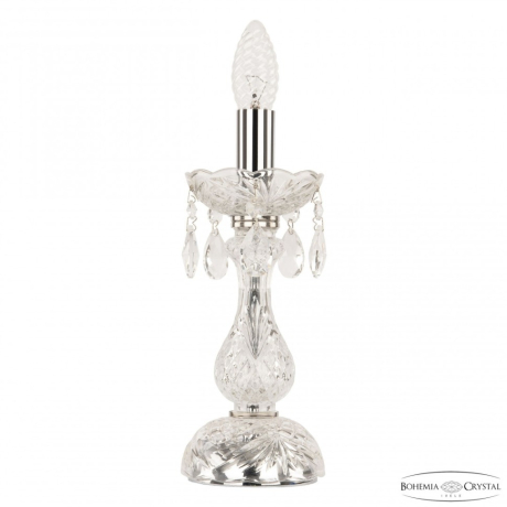 Настольная лампа Bohemia Ivele Crystal 107 107L/1-27 Ni 