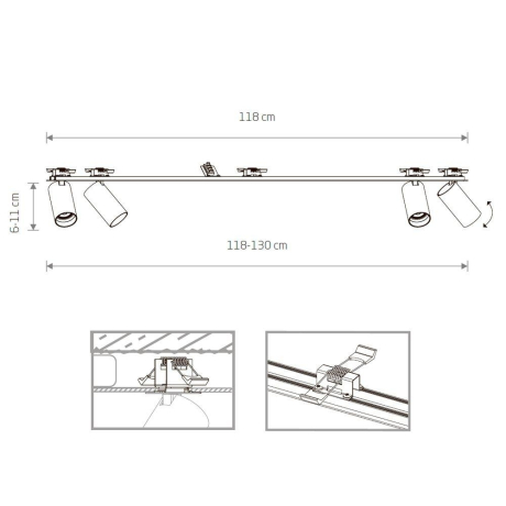Спот Nowodvorski Mono Surface 7831 