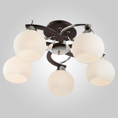 Потолочная люстра Eurosvet Larion 9654/5 хром/венге 