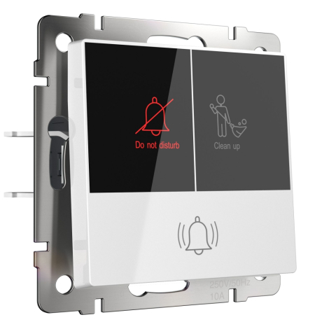 Кнопка звонка с индикацией для отелей (белый) Werkel W1114601