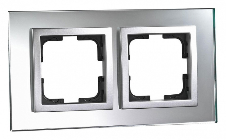 Рамка на 2 поста Mono Electric Style Glass 107-700000-161 