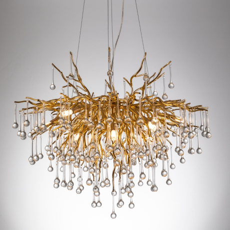 Подвесная люстра с лампочками DIVINARE 3132/01 SP-10+Lamps 