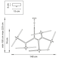 Люстра подвесная Struttura Lightstar 742103