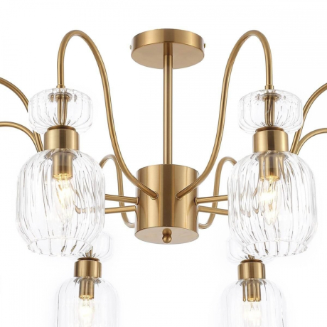 Люстра на штанге Escada Gloss 1141/8PL Clear 