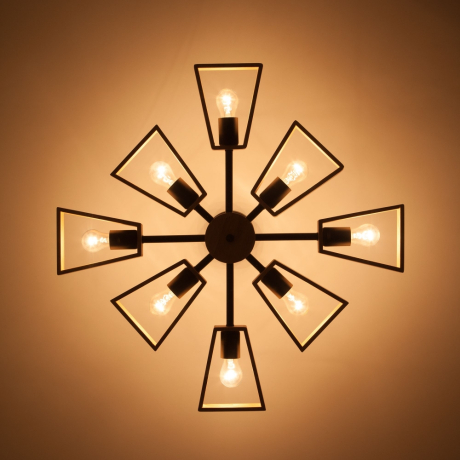 Потолочная люстра 70056/8 черный Eurosvet 